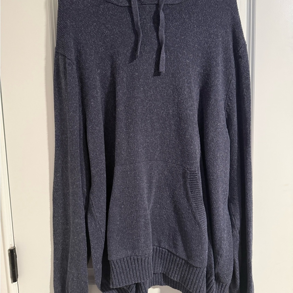 Goodfellow & Co Navy Knit Pullover Hoodie